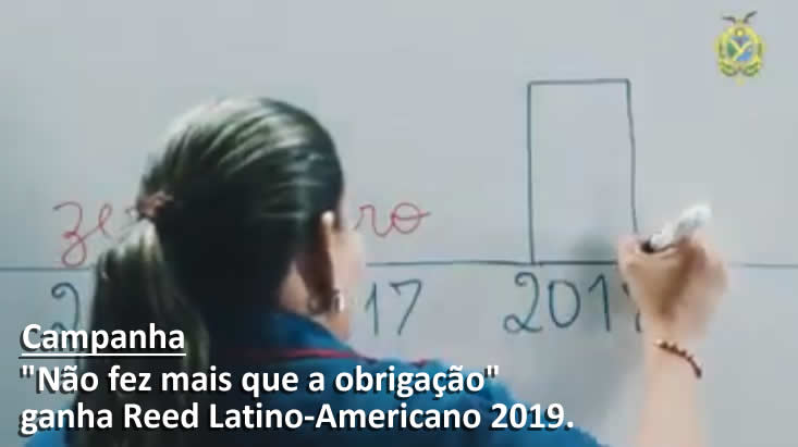 "Não fez mais que a obrigação" ganha Reed Latino-Americano 2019.